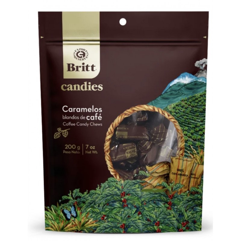 Café Britt® - Kostarikas kafijas komplekts 5xORIGIN (340 GR.) (5 iepakojumi + dāvana) (kafija no: Poas, Tres Rios, Tarrazú, Naranjo un Monteverde) - veselas pupiņas, Arabica kafija, košera, bezglutēna, gardēžu un vidēji gaiša un tumša grauzdējuma